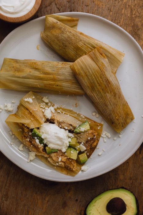 keto tamales on a plate