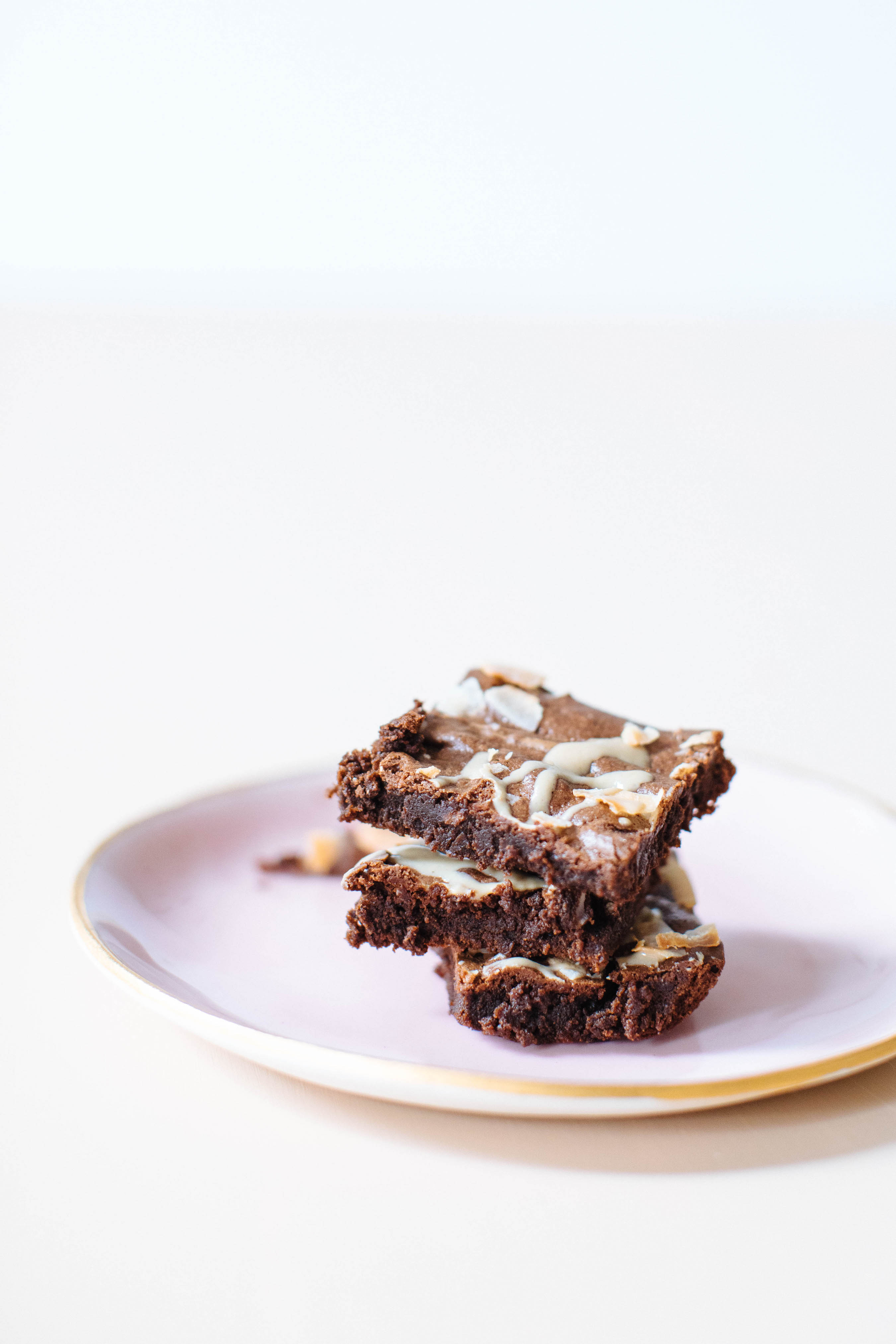 Chocolate Toasted Coconut Tahini Brownies | Nutrition Stripped